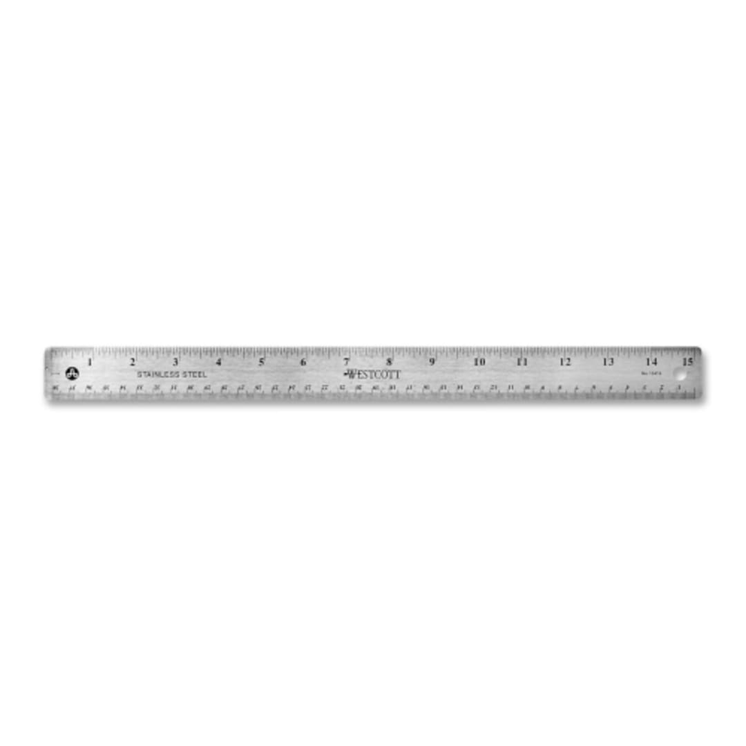 Acme ACM10416 Westcott 15" Stainless Steel Ruler