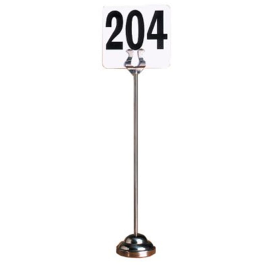 American Metalcraft HPCH8 Harp Style 8" Number Stand
