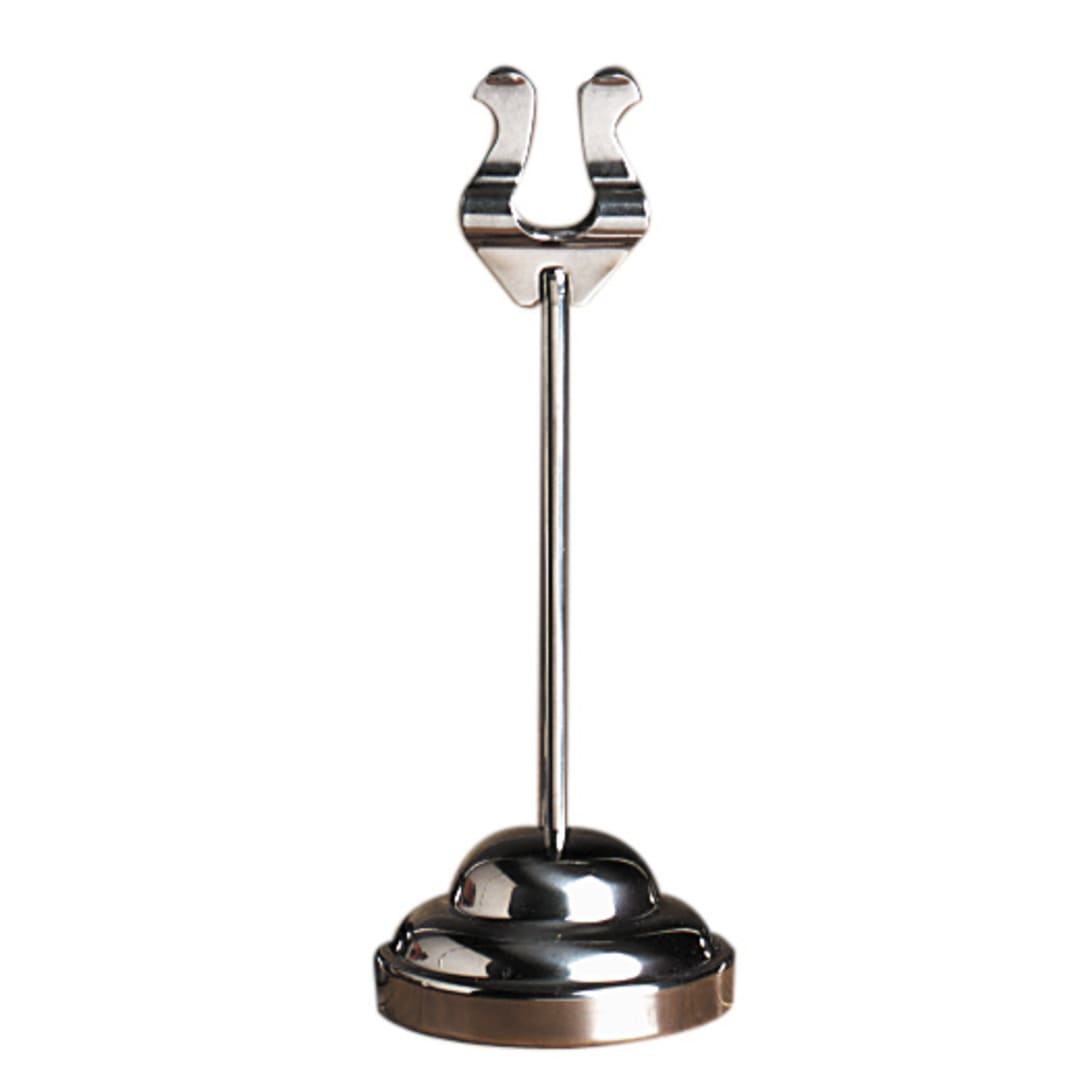 American Metalcraft HPCH6 Harp Style 6" Number Stand
