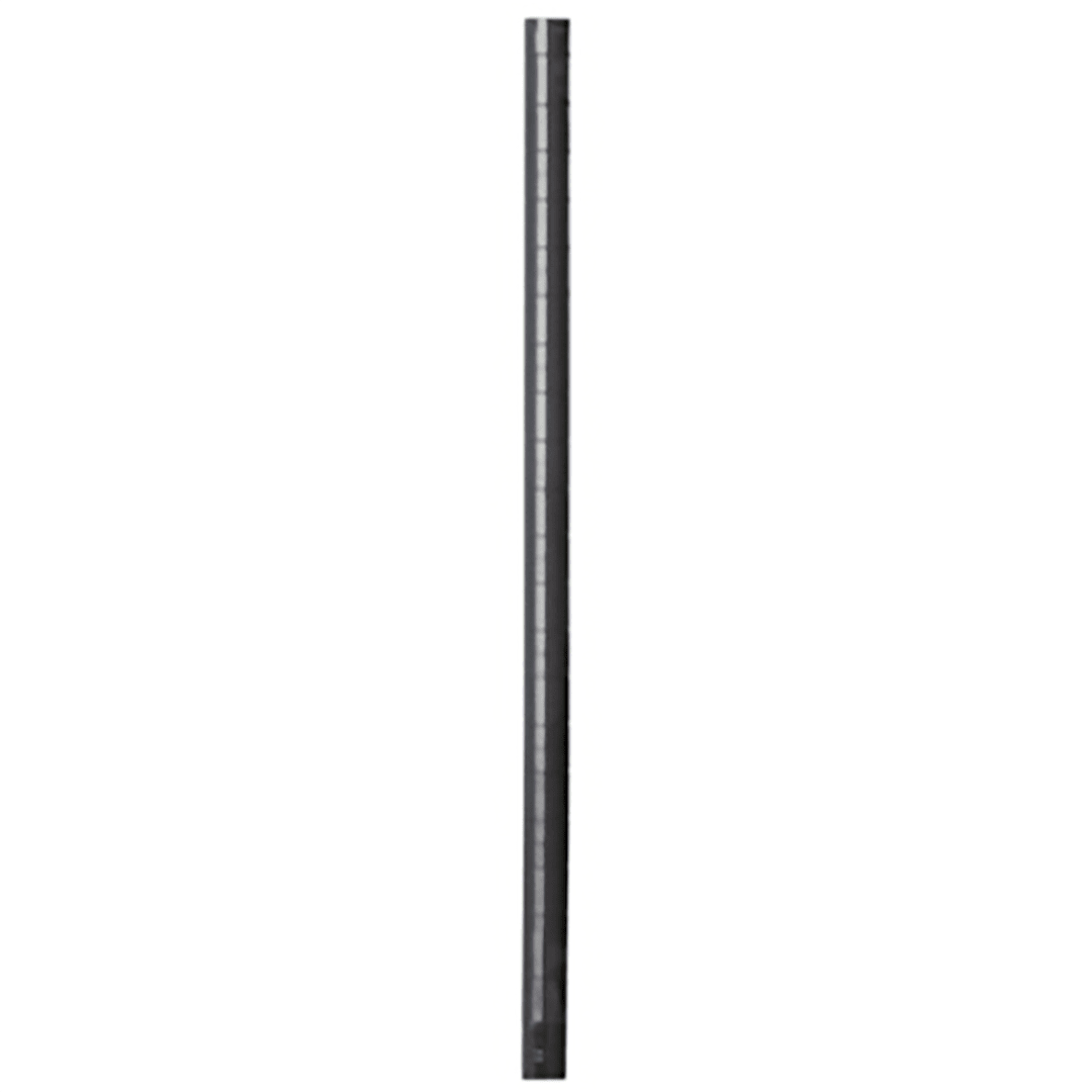 Darling Foodservice 15" Stationary Black Epoxy Coated Post
