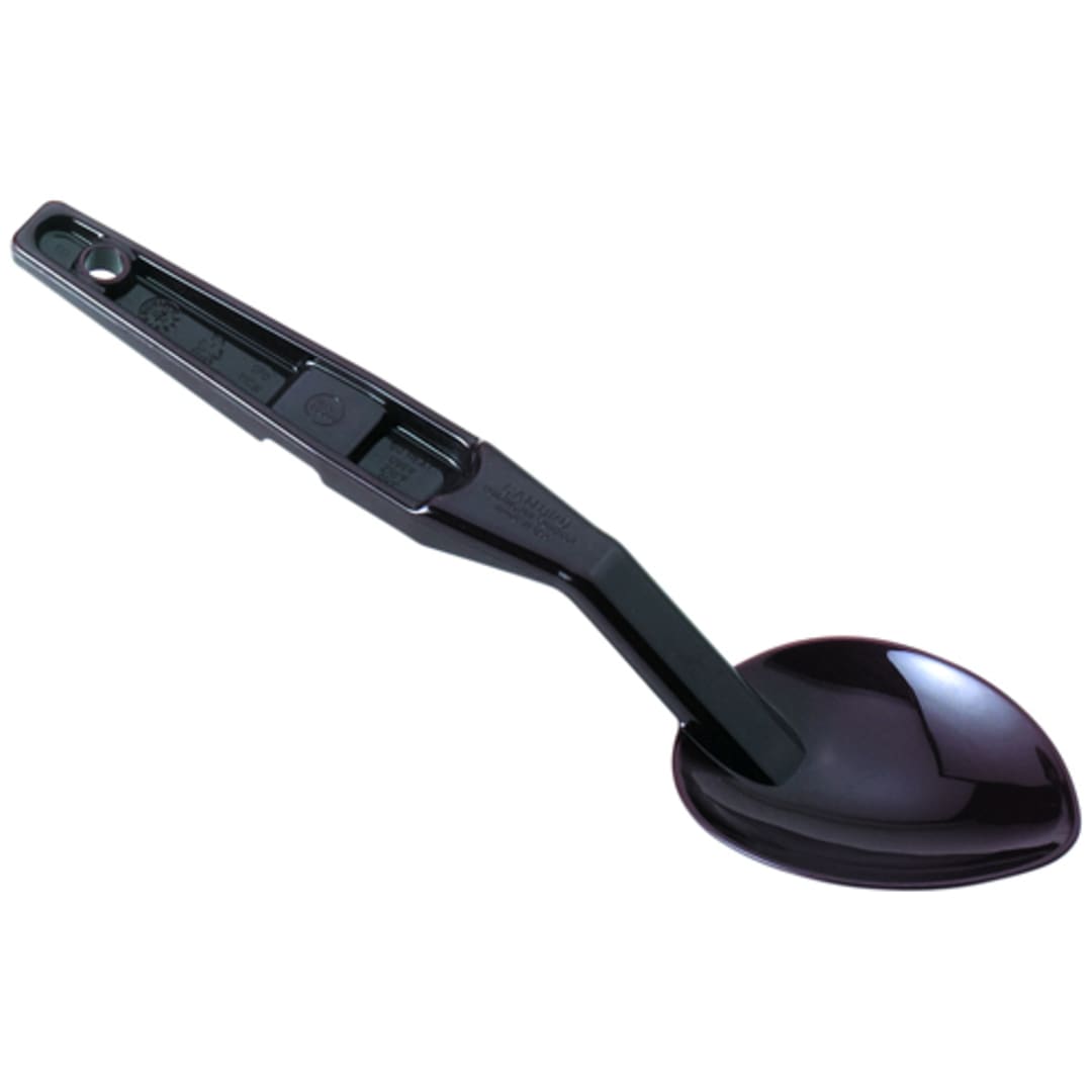 Cambro SPO11CW110 Camwear Black 11" Solid Deli Spoon