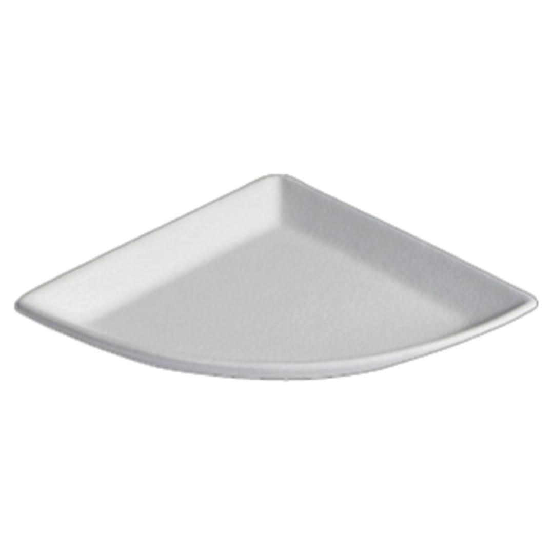 Bugambilia PM401WW White XS Quarter Moon Buffet Platter