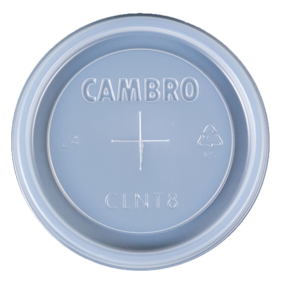 Cambro CLNT8190 Disposable Lid for Newport Tumbler #NT8 - 1000 / CS