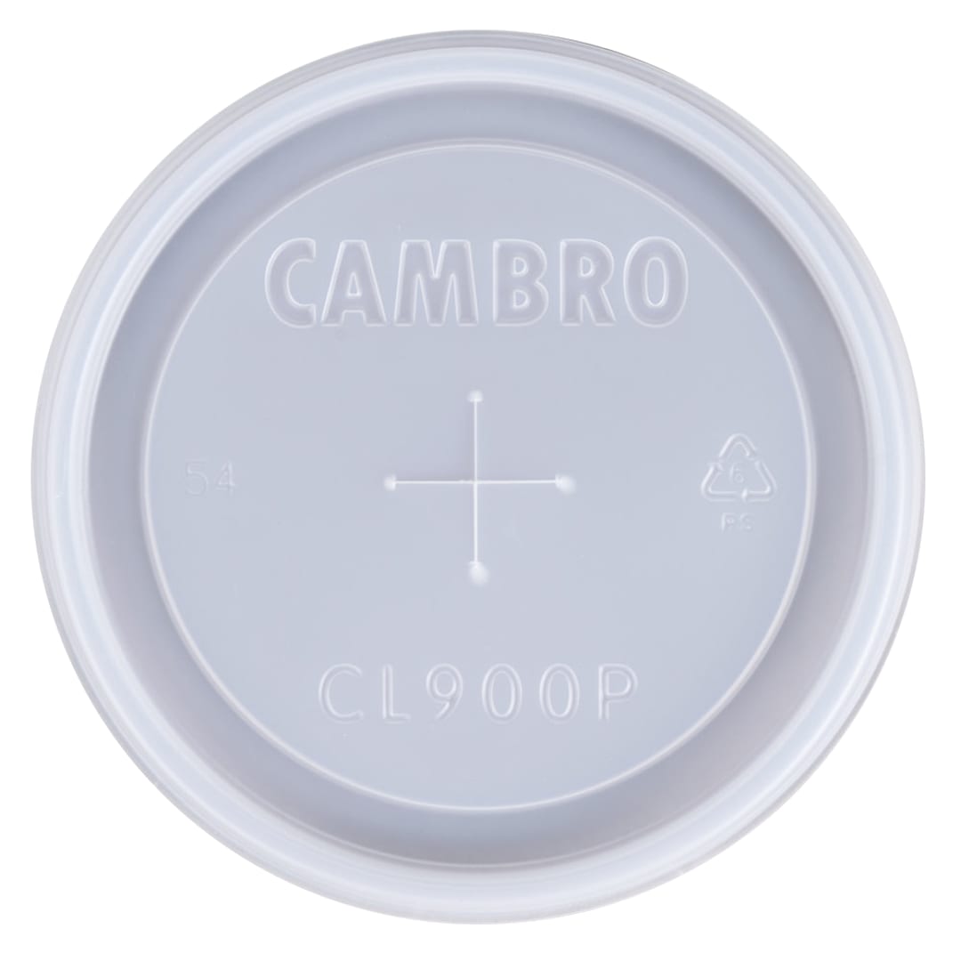 Cambro CL900P1900 Colorware Tumbler #900P2 Disposable Lid - 1000 / CS
