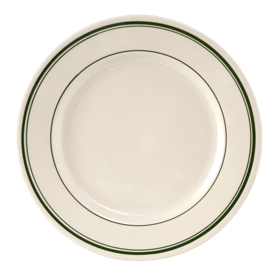 Tuxton TGB-005 Green Bay 5-1/2" Round Eggshell Plate