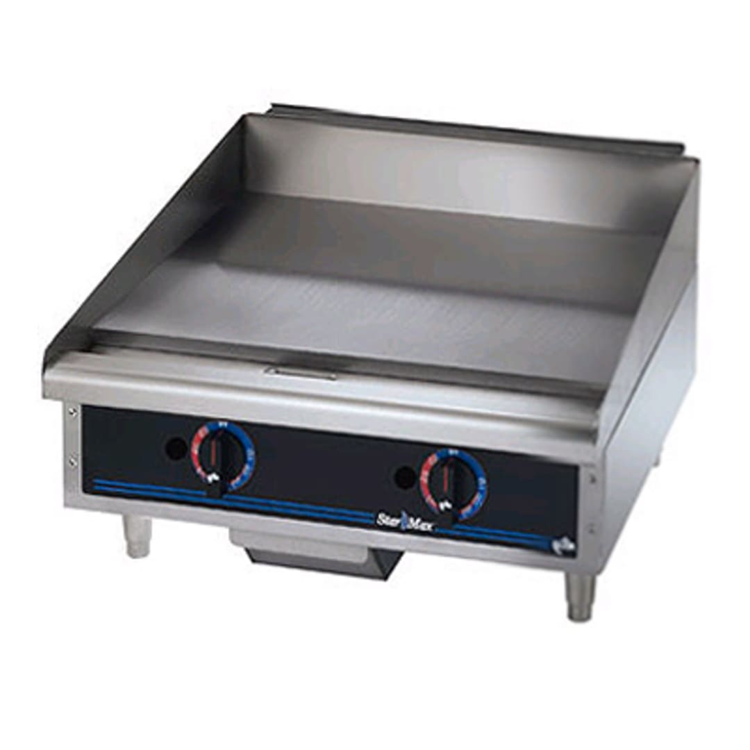 Star® 624TF Star-Max® 24" Embedded Thermostat Gas Griddle