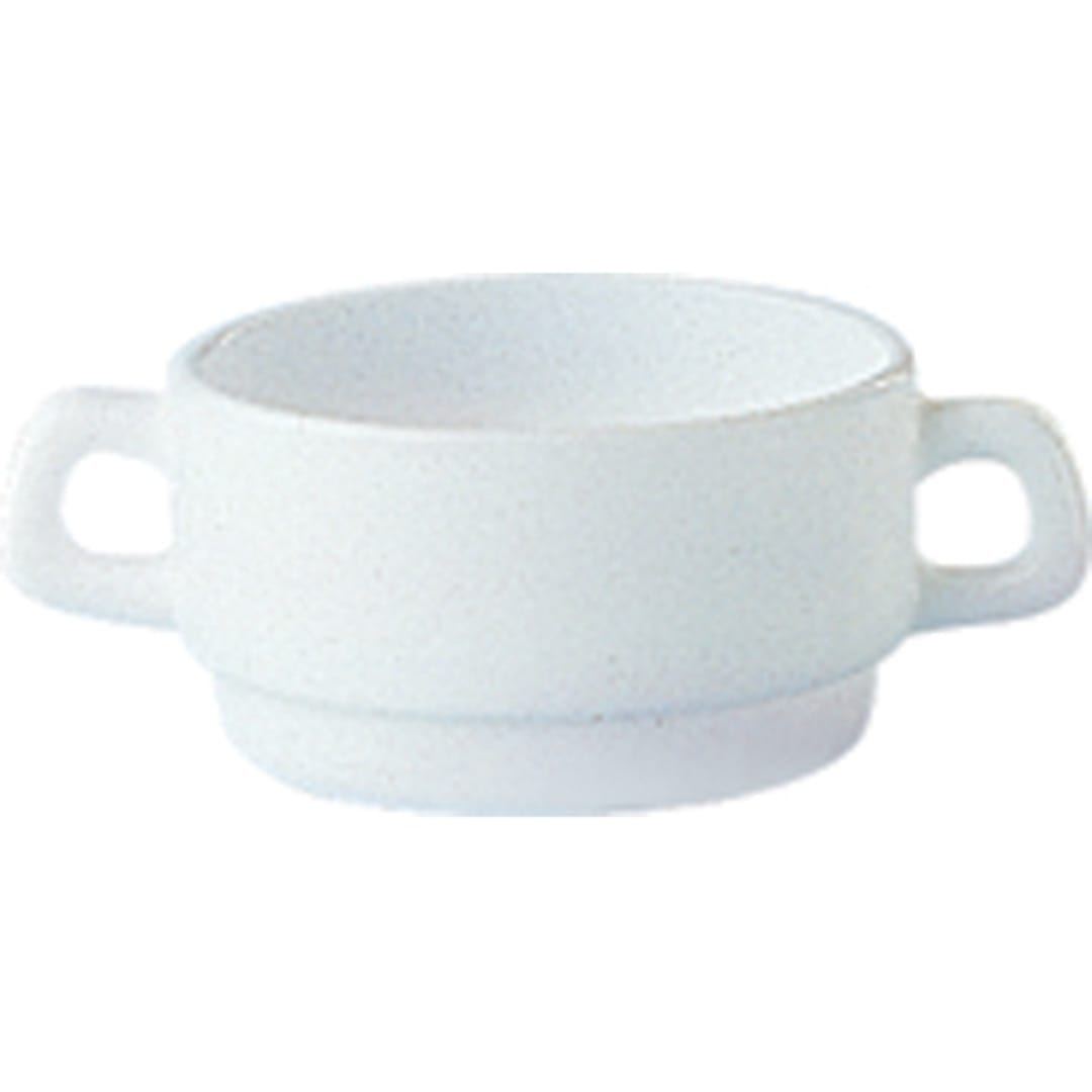 Arcoroc 28891 Restaurant White Glass 10.5 Oz. Bowl