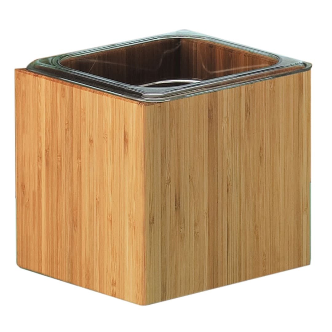 Cal-Mil 475-6-60 Bamboo 1/6 Size Housing with Clear Food Pan