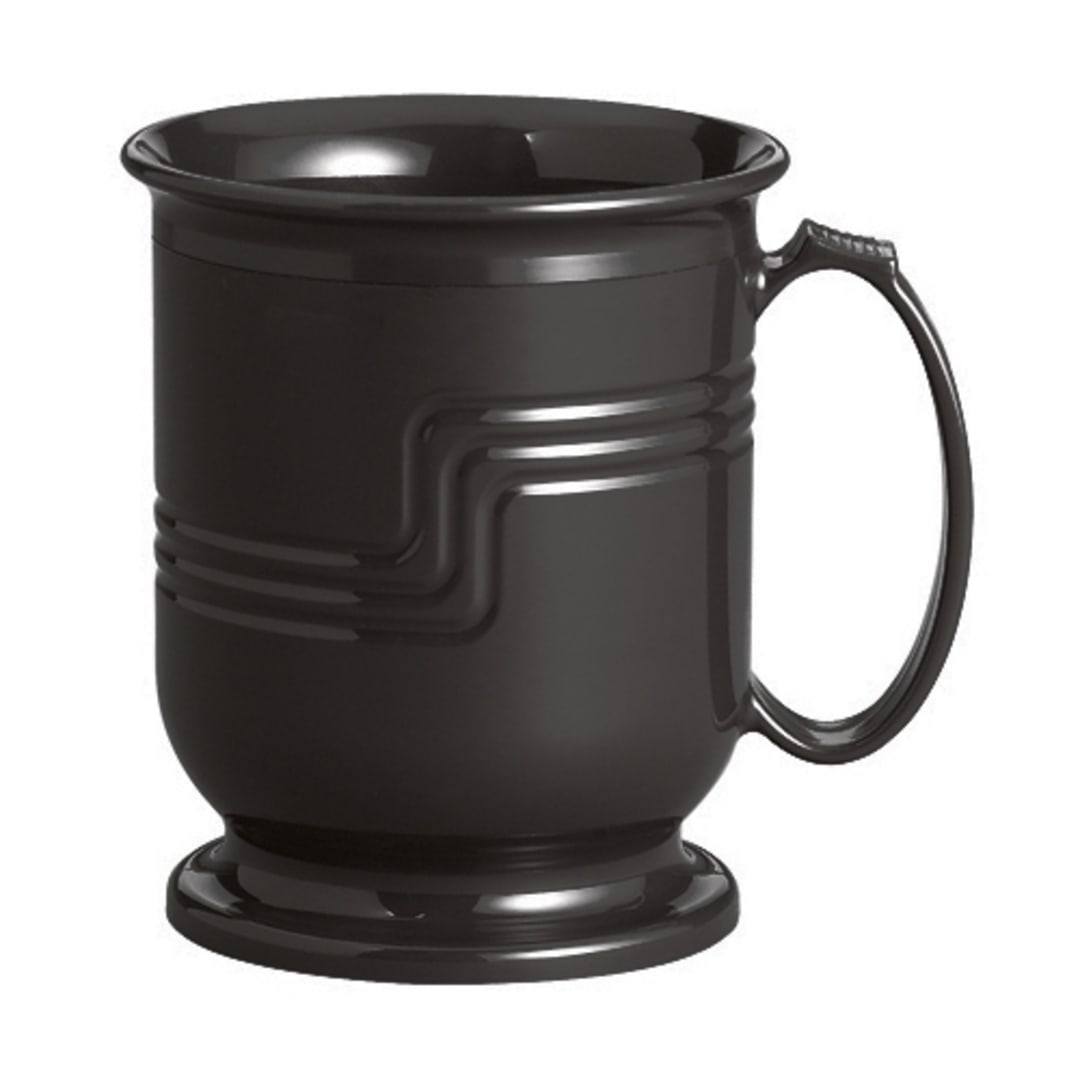 Cambro MDSM8110 Shoreline Black 8 Oz. Mug