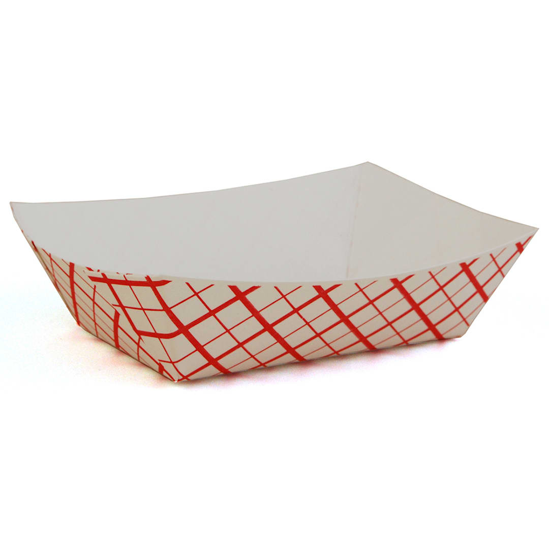 Southern Champion 0409 Red Weave .5 Lb Paperboard Food Tray - 1000 / CS