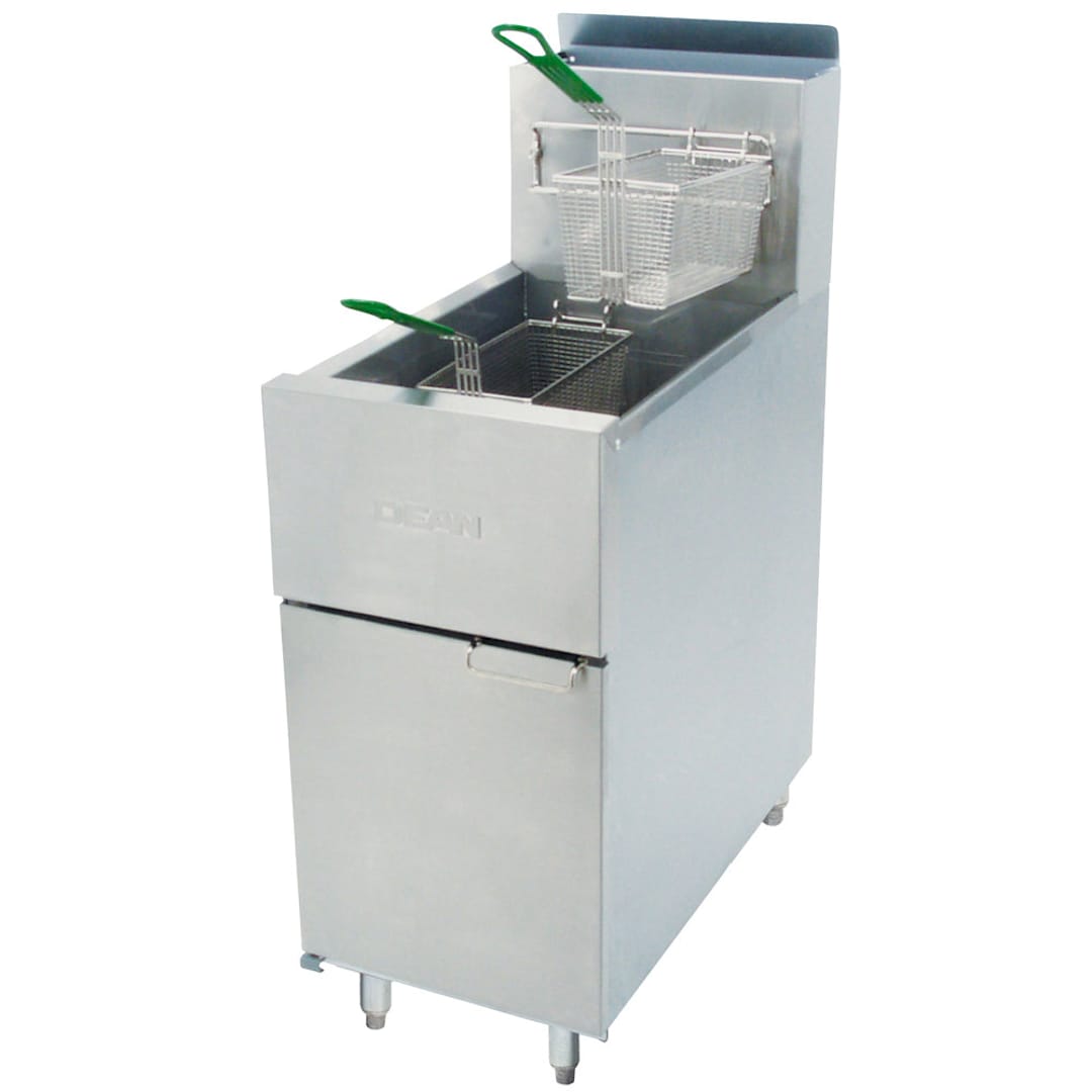 Dean® SR142G Super Runner Natural Gas Fryer w/ 43 Lb S/S Steel Pot