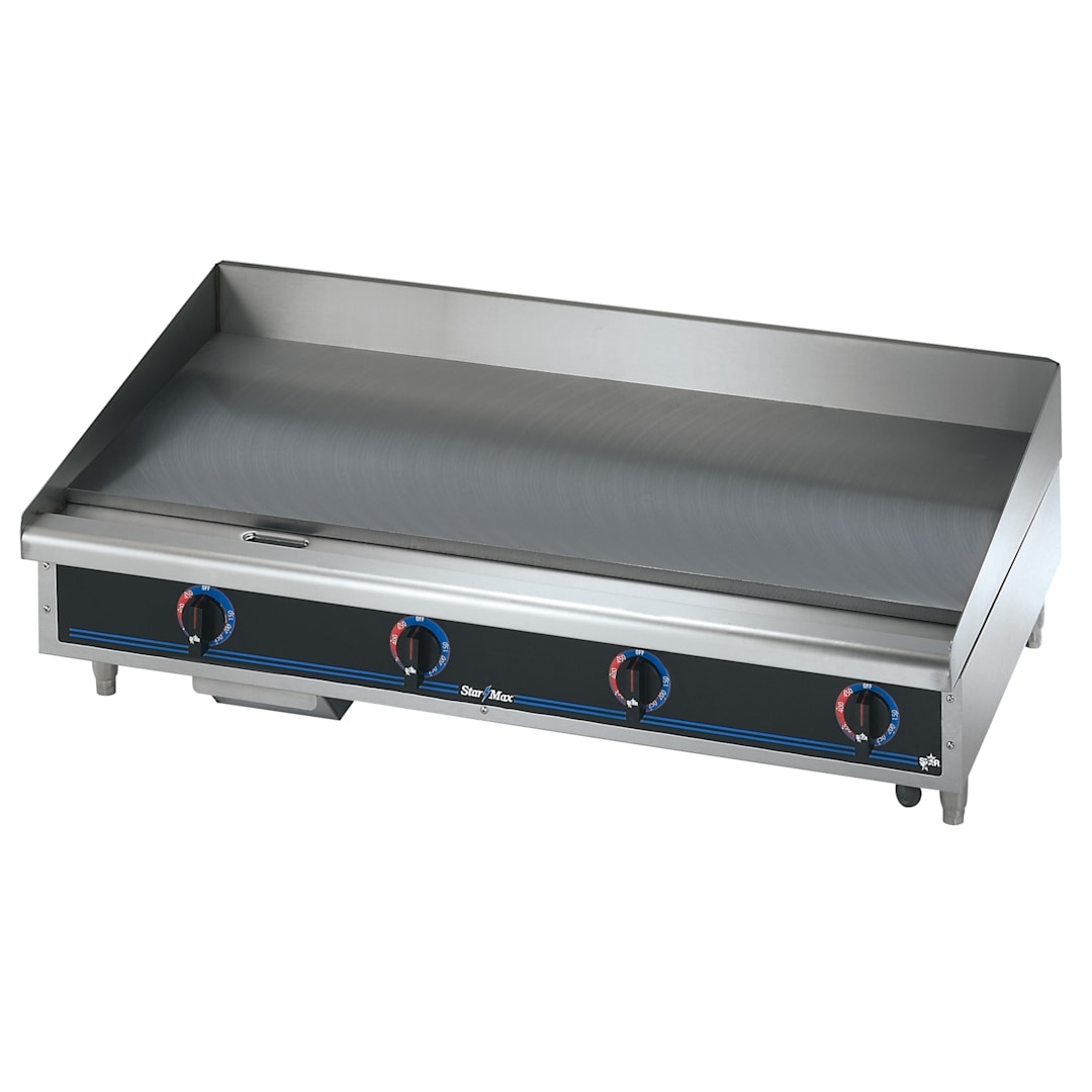 Star® 548TGF Star-Max® 48" Polished Steel Plate Griddle