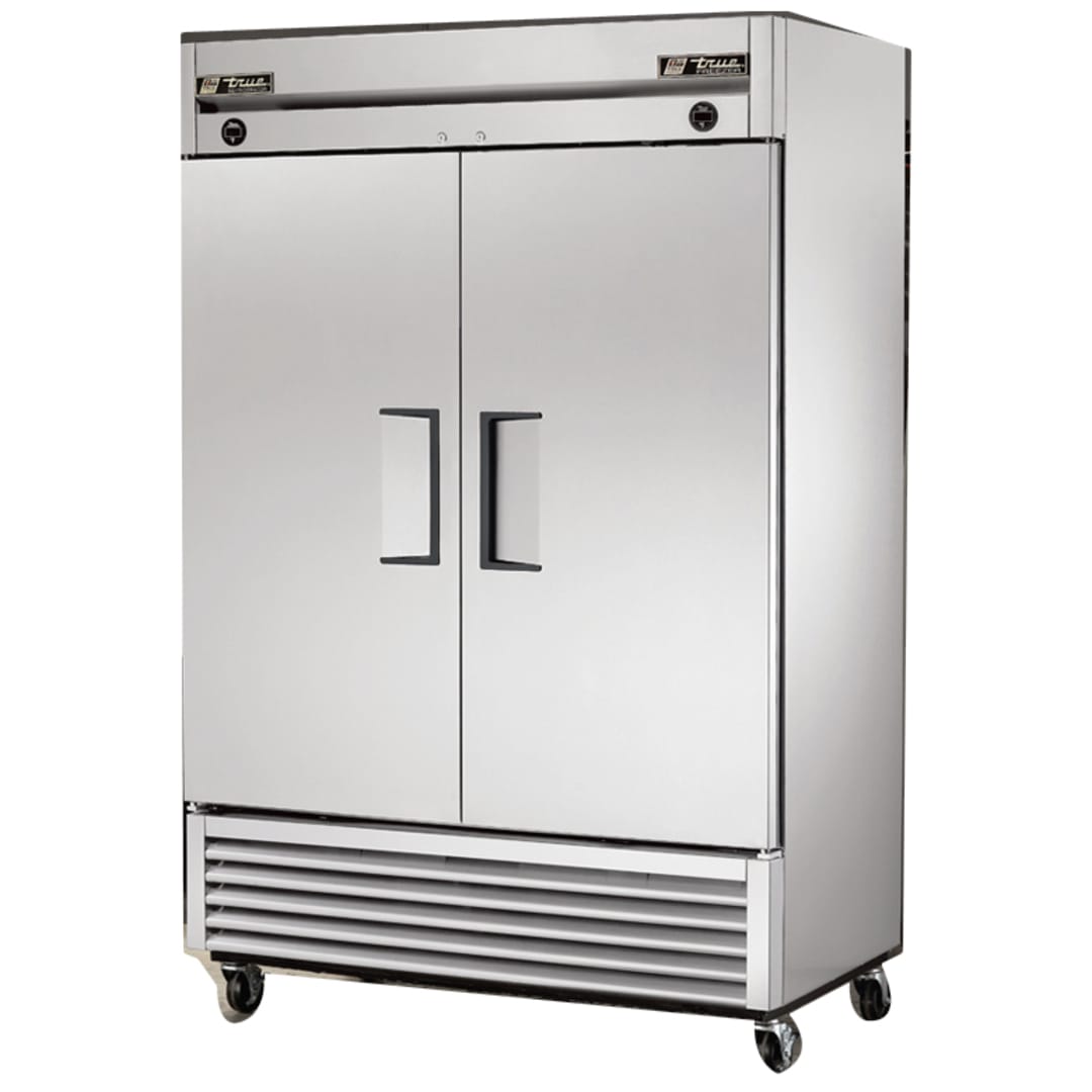 True T-49DT-HC T-Series 2-Door 6-Shelf Reach-In Refrigerator/ Freezer