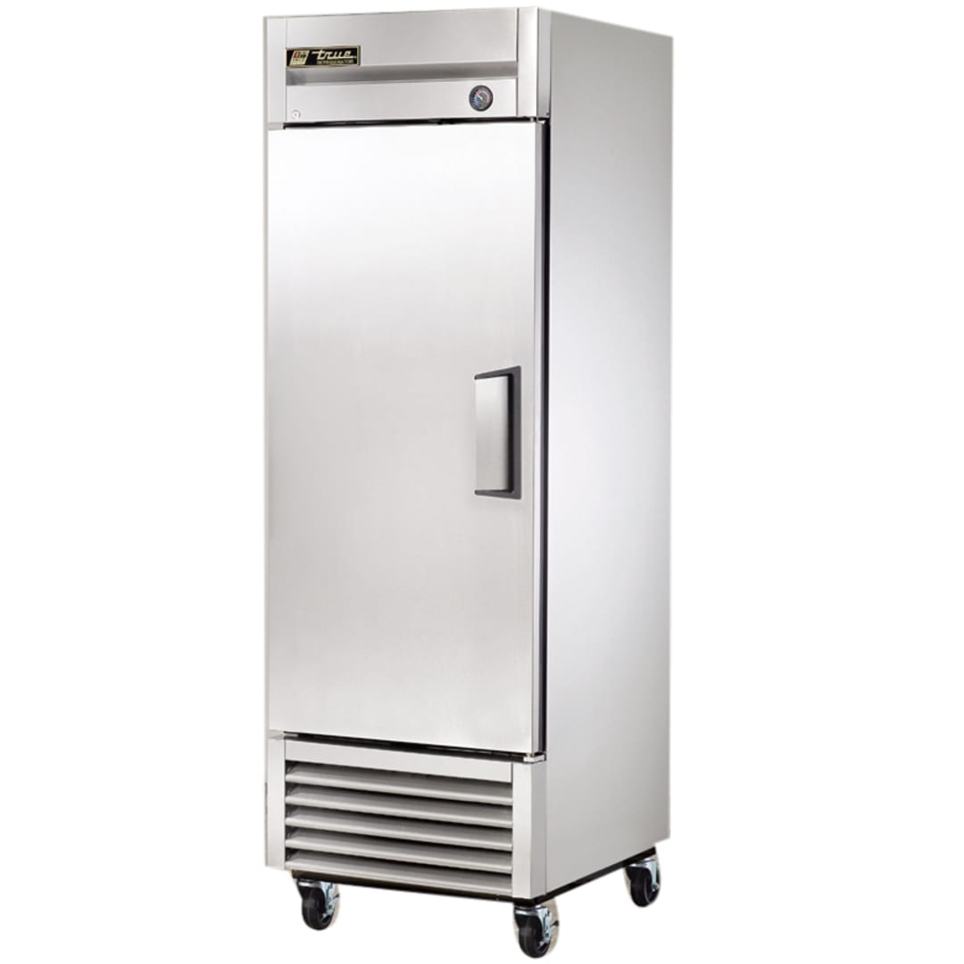 True® T-23F-HC LEFT HINGE T-Series S/S 23 Cu Ft -10°F Freezer
