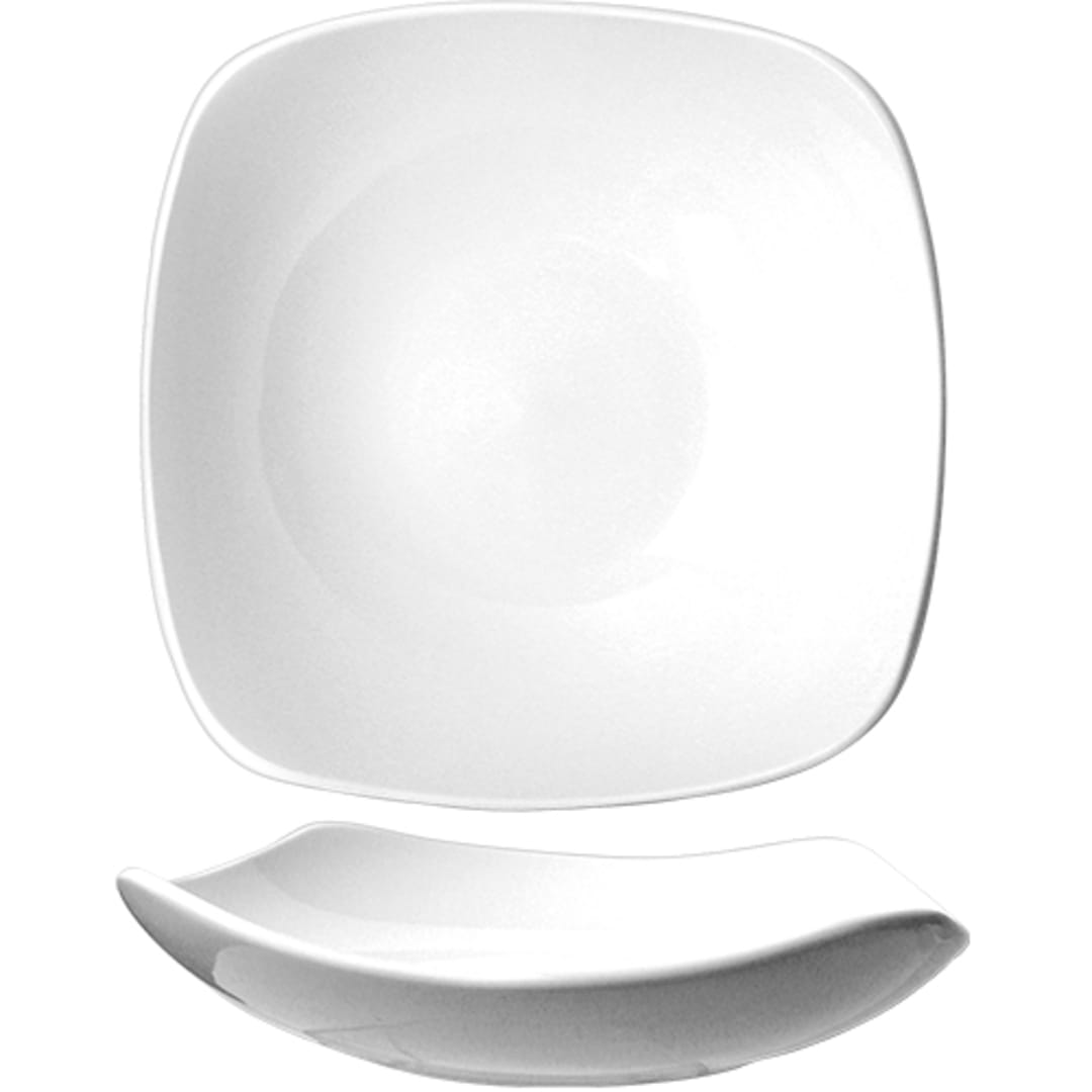 International Tableware QP-18 Porcelain Sq. 16 Oz Soup Bowl