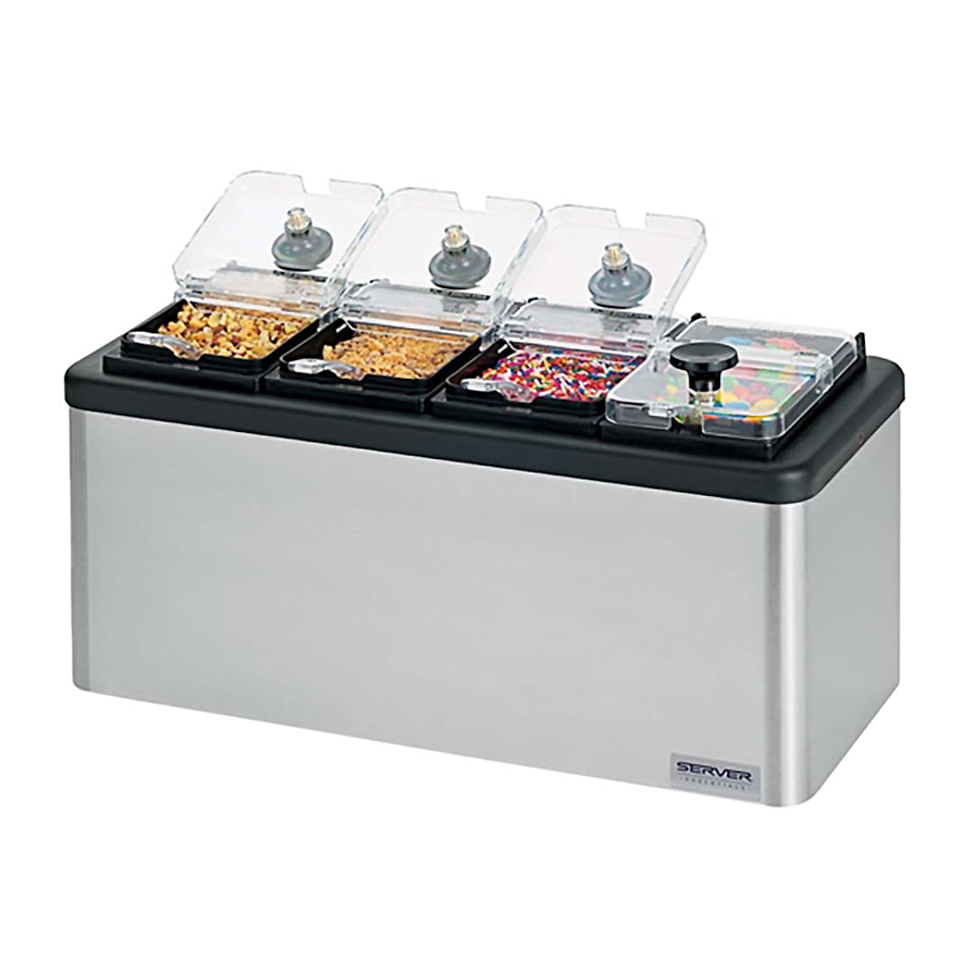 Server Products 87480 Insulated Mini Station With (4) 1/9-Size Jars