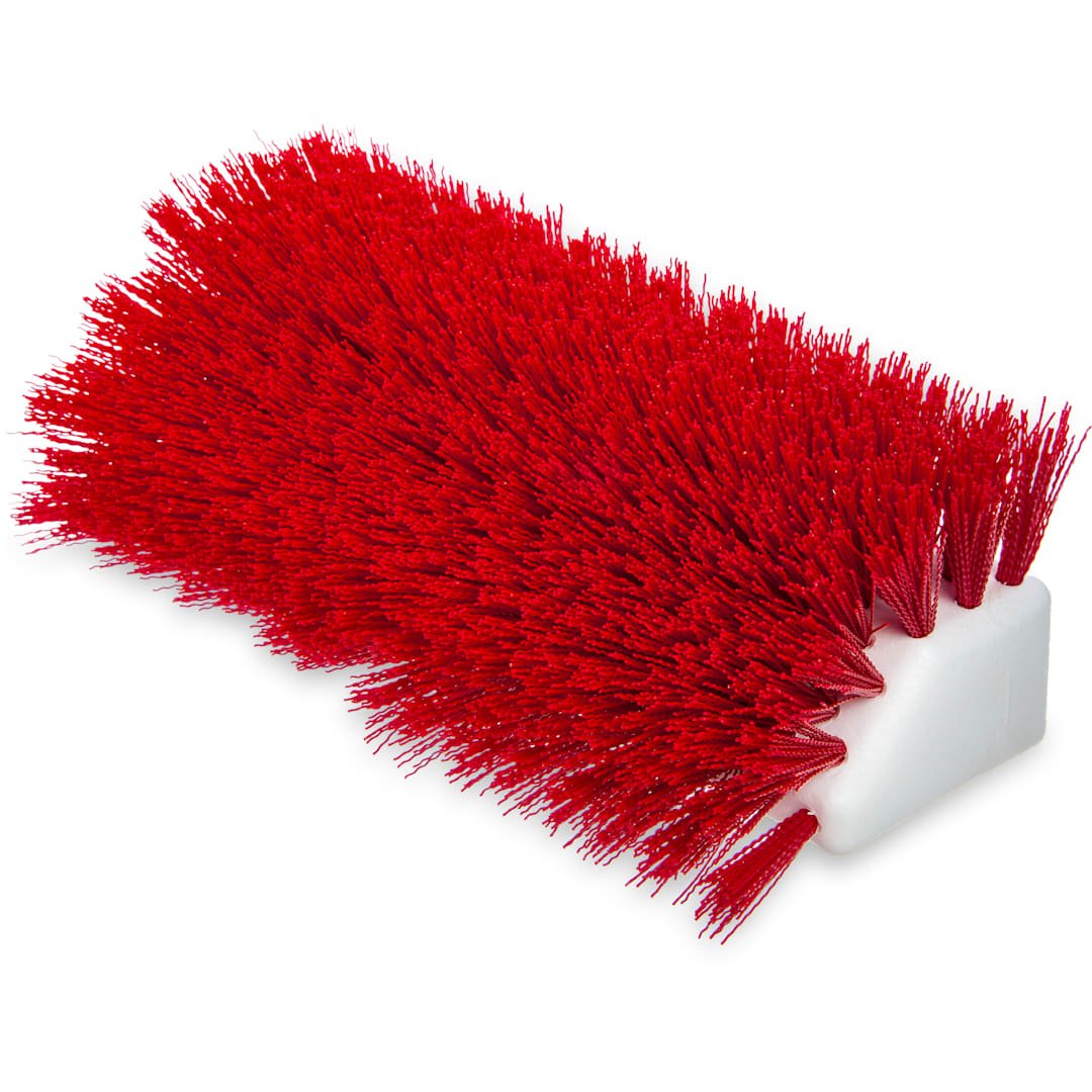 Carlisle 40423EC05 Sparta 10" Red Hi-Lo Floor Scrub Brush