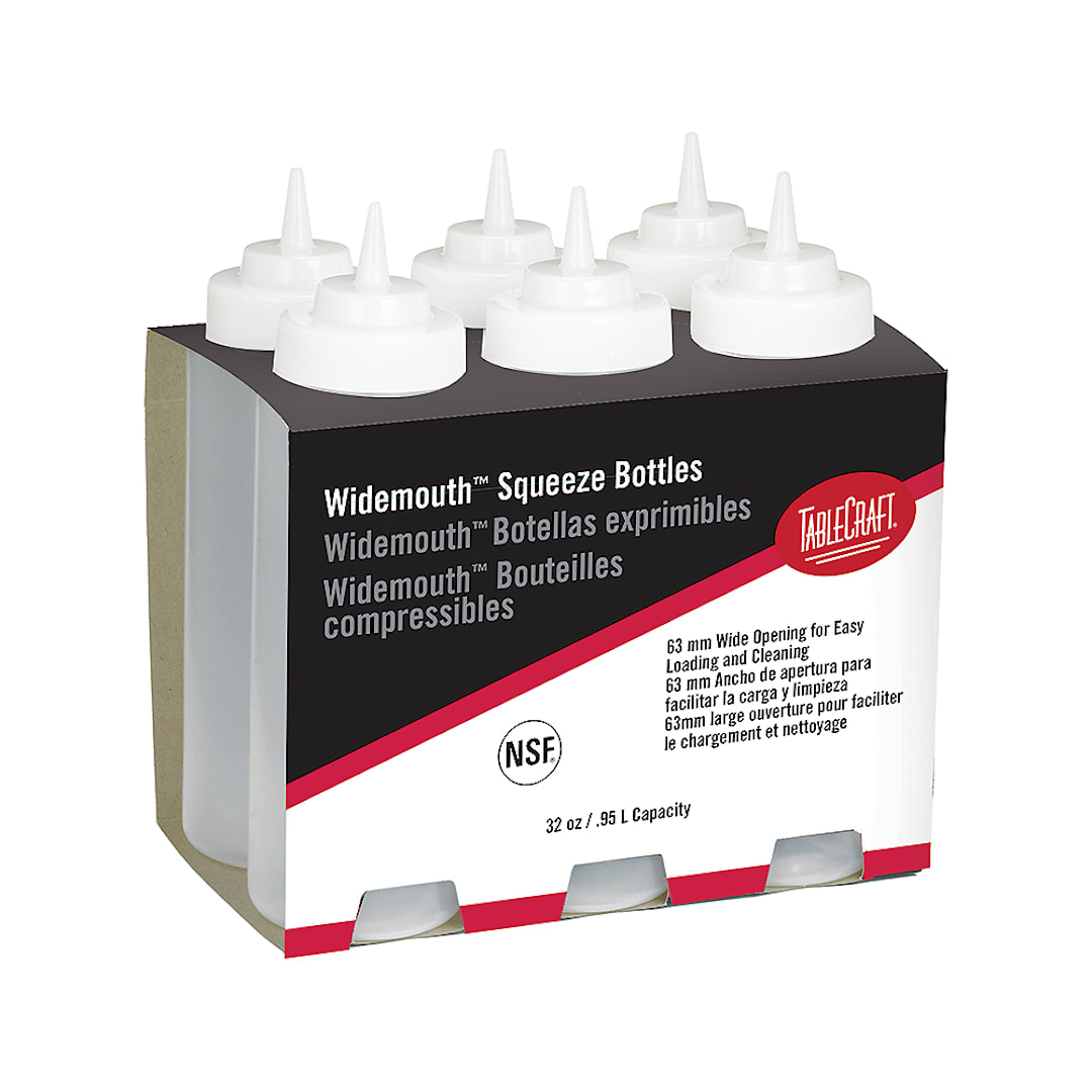 TableCraft C3263C WideMouth 6-Pack 32 Oz. Dispenser - 6 / Pk