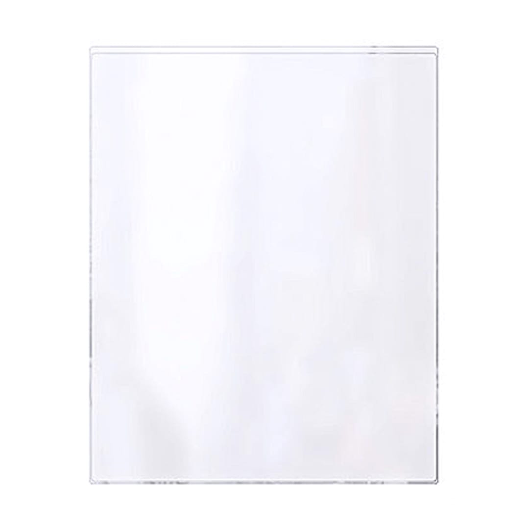 H Risch 100-11X17 Clear 11 x 17" Single Pocket Menu Cover - Dozen