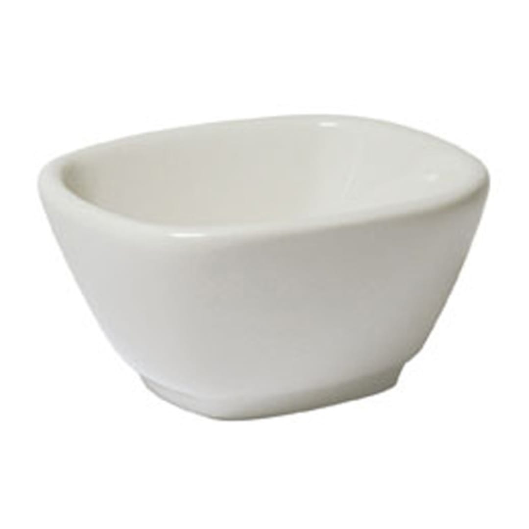 Diversified Ceramics DCI359UW Ultra White 2 Oz. Sq. Ramekin 36 / CS