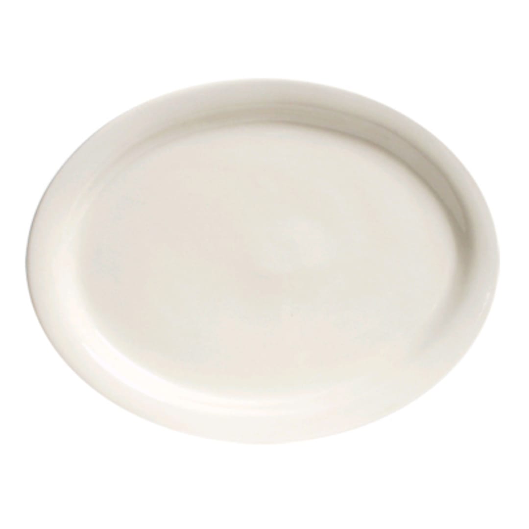 Tuxton TNR-019 Nevada 12-1/2" Eggshell Oval Platter