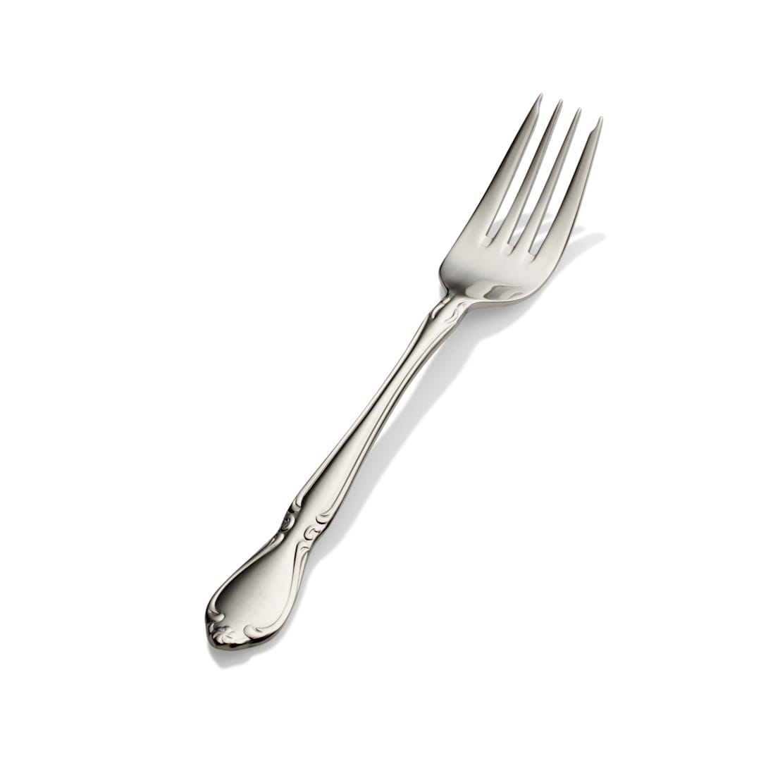 Bon Chef S1807 Queen Anne 18/8 Stainless Salad / Dessert Fork - Dozen