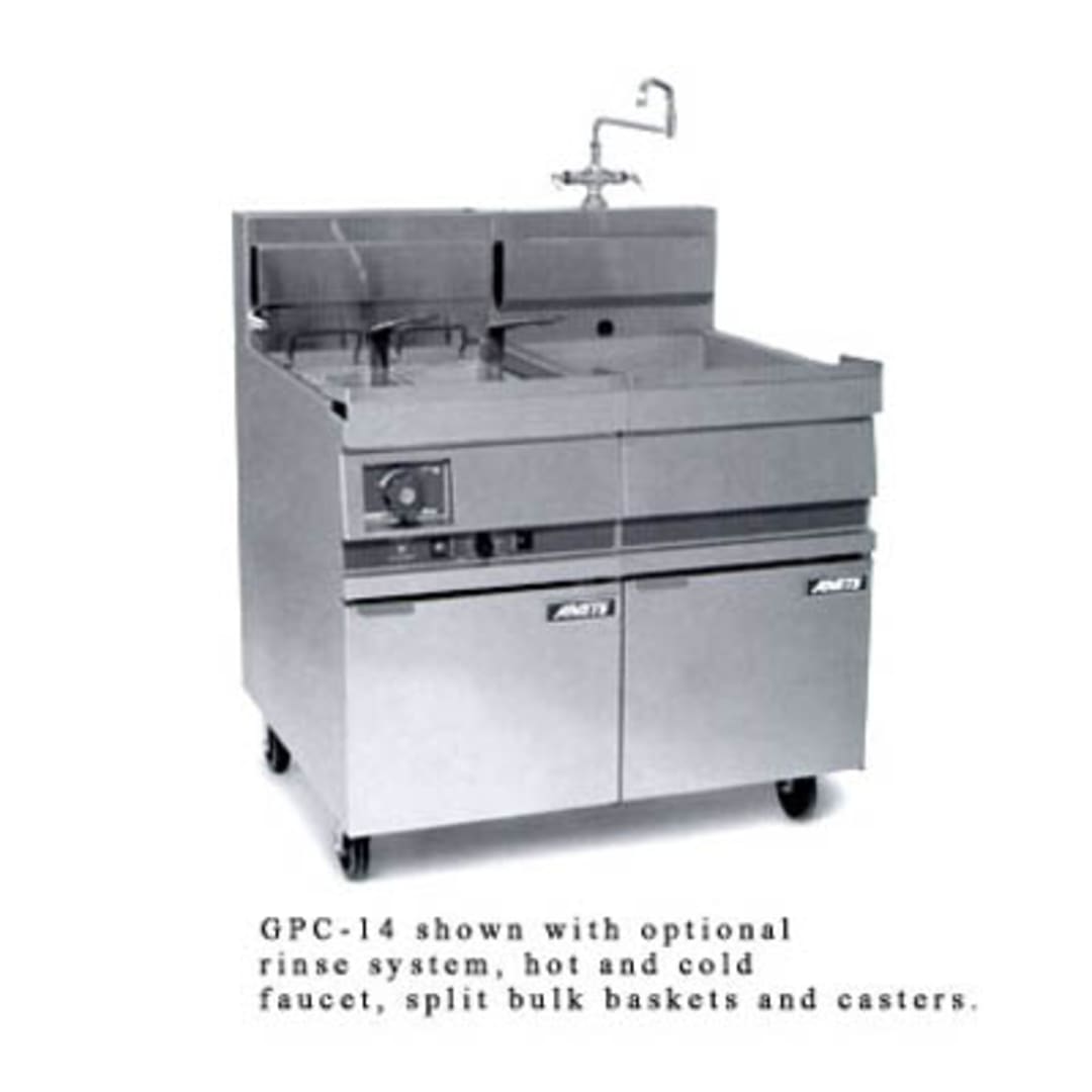 Stainless Steel 14"W 8-Gallon Gas Pasta Cooker