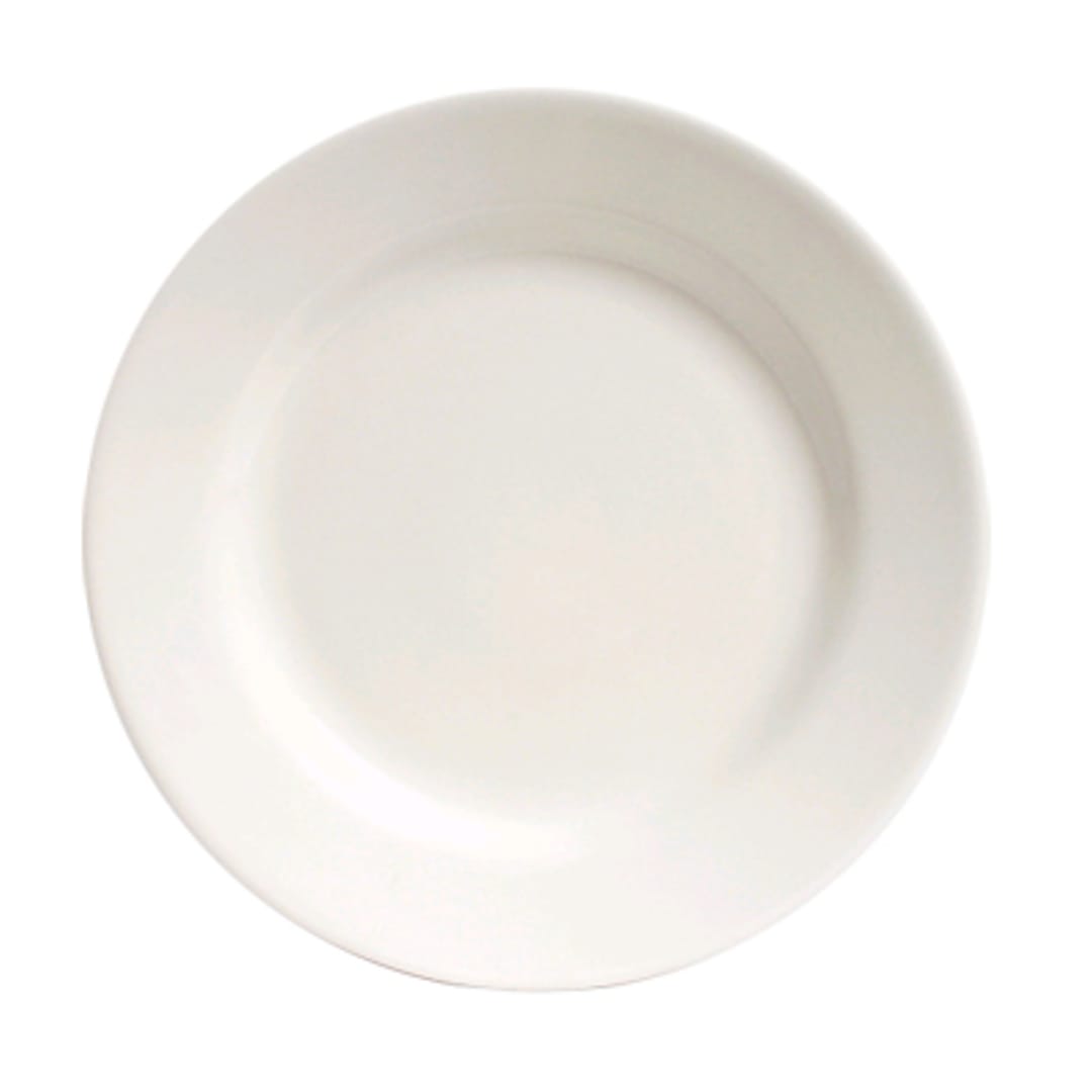 Tuxton TRE-016 Reno 10-1/2" Round Eggshell Plate