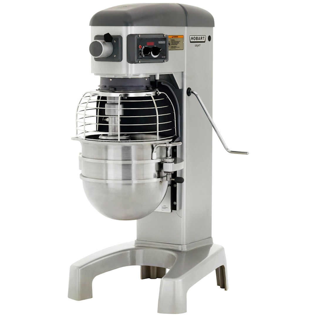 Hobart HL300-3STD Legacy® 100-120V 3-Speed 30 Qt Planetary Mixer