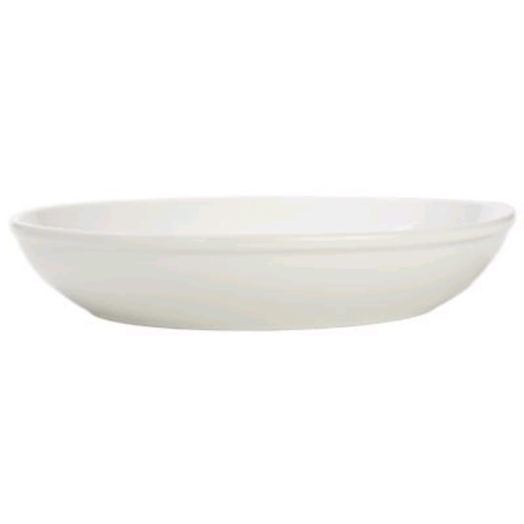 Tuxton BPD-1202 88 Oz. White Large Pasta Bowl - 6 / CS