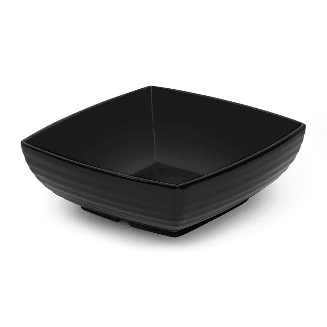 G.E.T. ML-67-BK Milano Black 2.5 Qt. Square Bowl