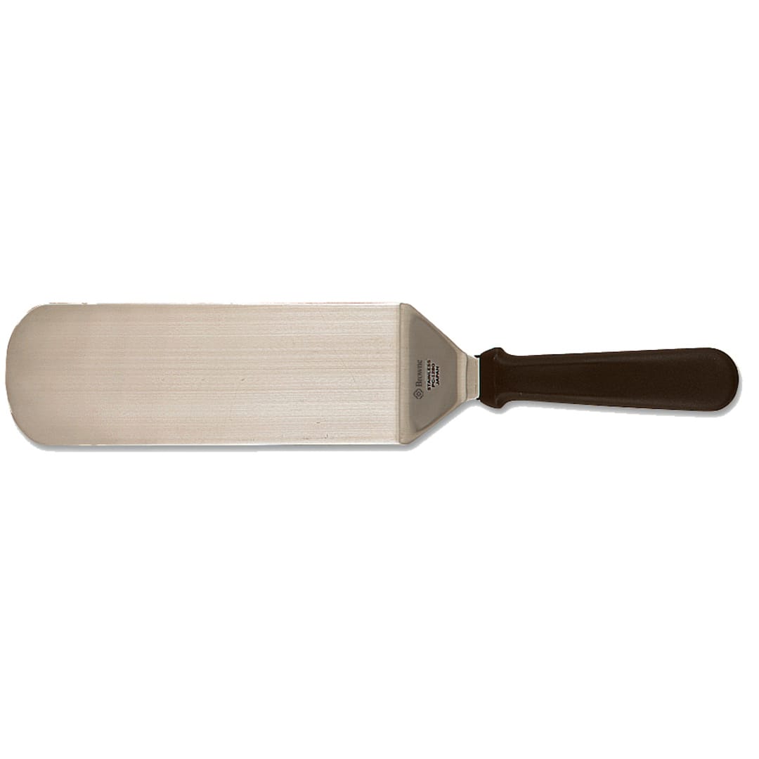 Browne Foodservice 5744314 14.5" Solid Turner with Black Handle