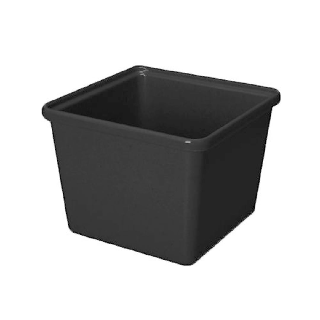 G.E.T. ML-149-BK Black Melamine 2 Qt. Square Crock