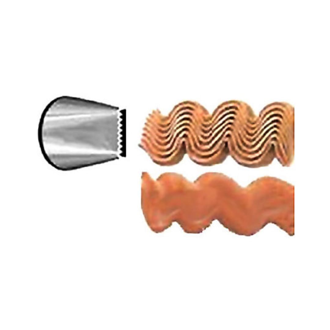 Ateco 48S Stainless Steel Basket Weave Decorating Pastry Tube #48S