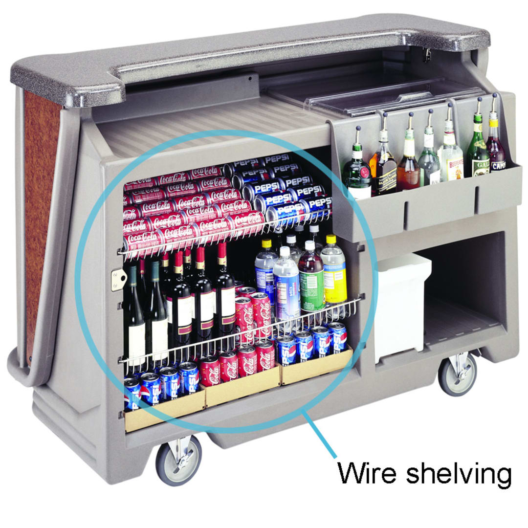 Cambro 650WS000 650WS Wire Shelving for CamBar BAR650