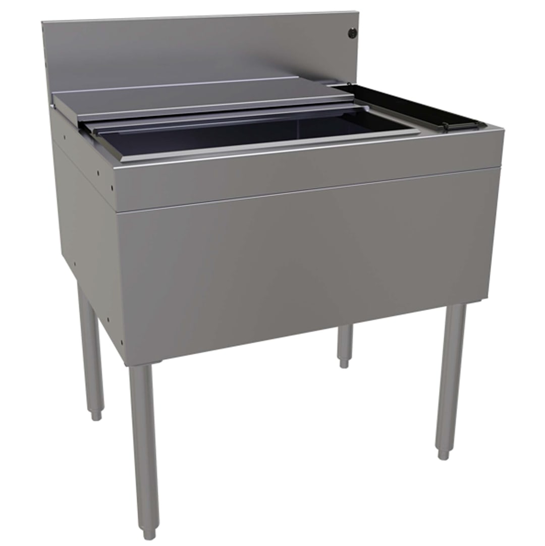 Ice Bin with Bottle Wells