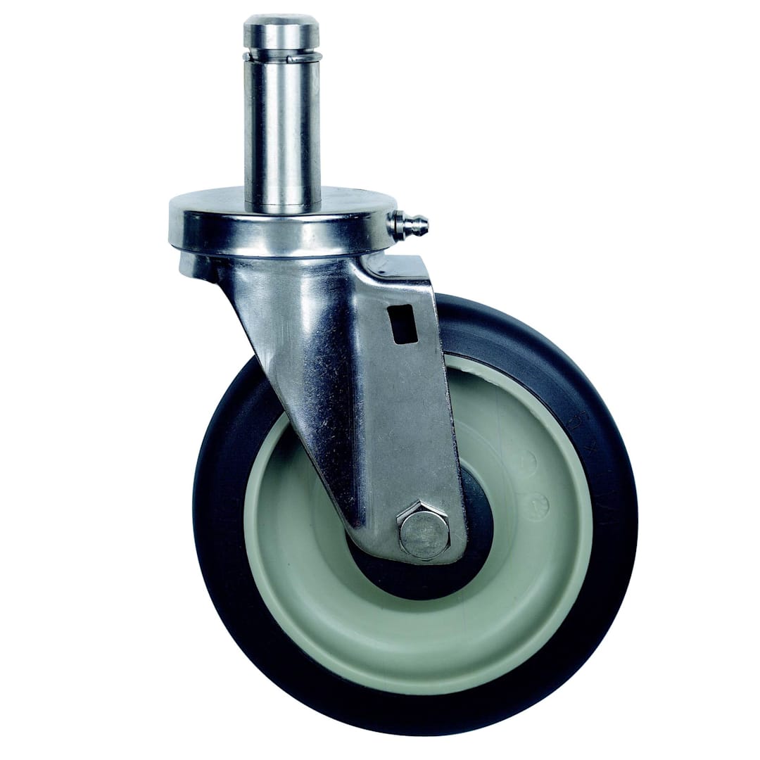 Casters, set of (4) 5'' swivel (2 with b