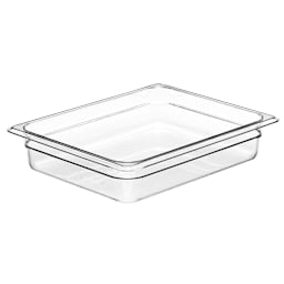 Cambro 22CW135 Camwear Clear Half Size x 2.5" D Food Pan Main Image
