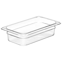 Cambro 42CW135 Camwear Clear 1/4 Size x 2-1/2" D Food Pan Main Image