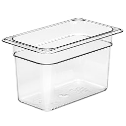 Cambro 46CW135 Camwear Clear 1/4 Size x 6" D Food Pan Main Image