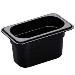 Cambro 94CW110 Camwear Black 1/9 Size x 4" D Food Pan Main Image