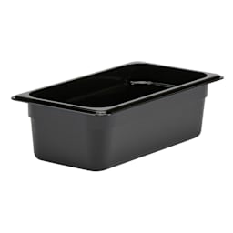 Cambro 34CW110 Camwear Black 1/3 Size x 4" D Food Pan Main Image