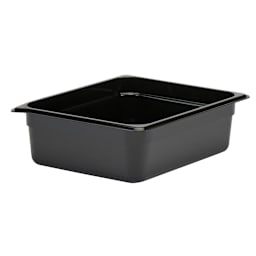Cambro 24CW110 Camwear Black Half Size x 4" D Food Pan Main Image