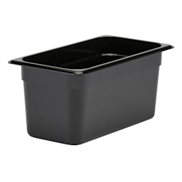 Cambro 36CW110 Camwear Black 1/3 Size x 6" D Food Pan Main Image