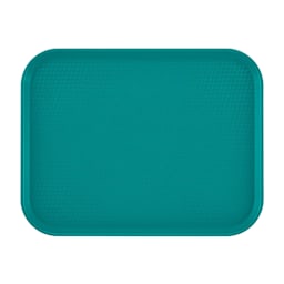 Cambro 1418FF414 Teal 14" x 18" Fast Food Tray - Dozen Main Image