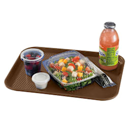 Cambro 1216FF167 Brown 12" x 16" Fast Food Tray - 24 / CS Main Image