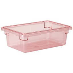 Cambro 12186CW467 Camwear Red 12" x 18" x 6" Food Storage Box Main Image