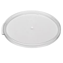 Cambro RFSCWC6135 Camwear Clear Lid for 6 & 8 Qt Round Containers Main Image