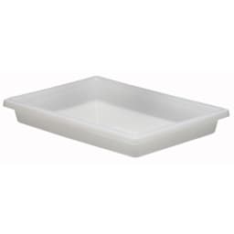 Cambro 18263P148 Camwear White 18" x 26" x 3.5" Food Storage Box Main Image