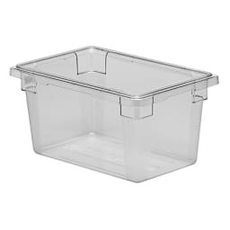 Cambro 12189CW135 Camwear Clear Poly 12" x 18" x 9" Food Storage Box Main Image